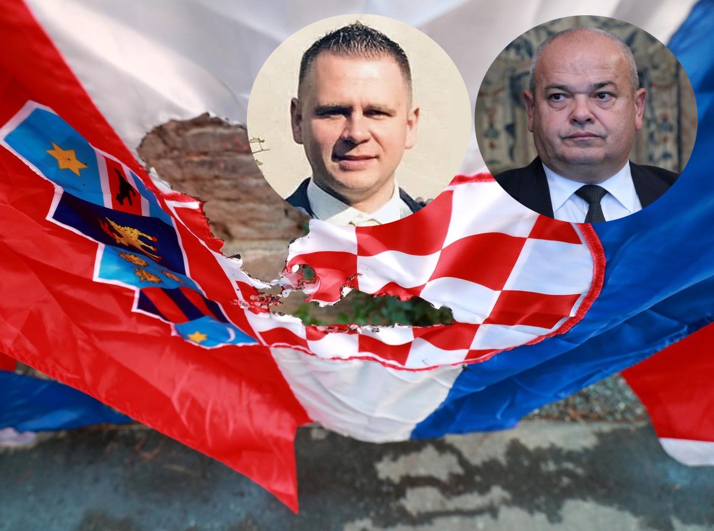 Sramota u Slavonskom Brodu: Hrvatske zastave bacane u blato