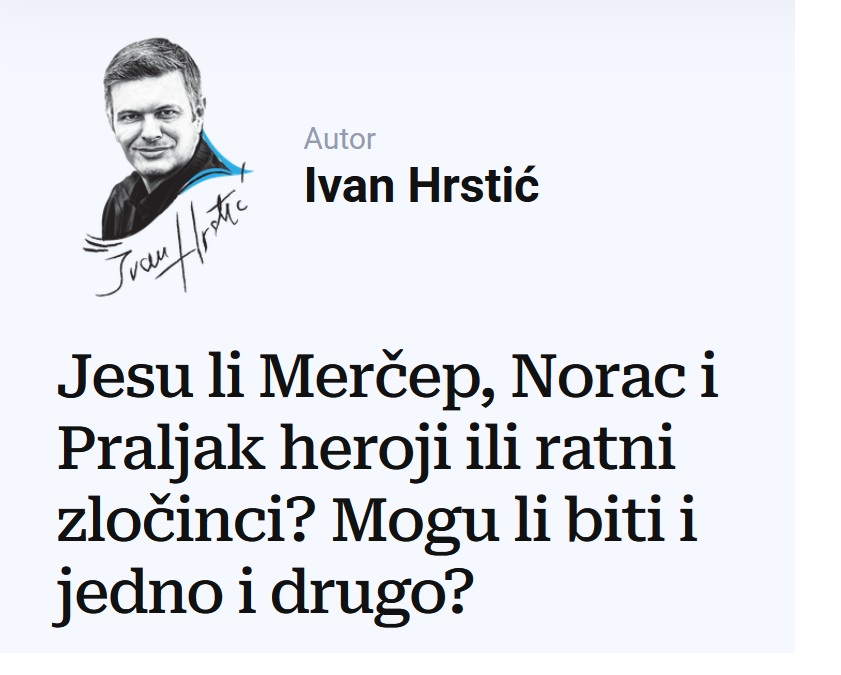 Herojstvo i zločin nisu međusobno isključivi