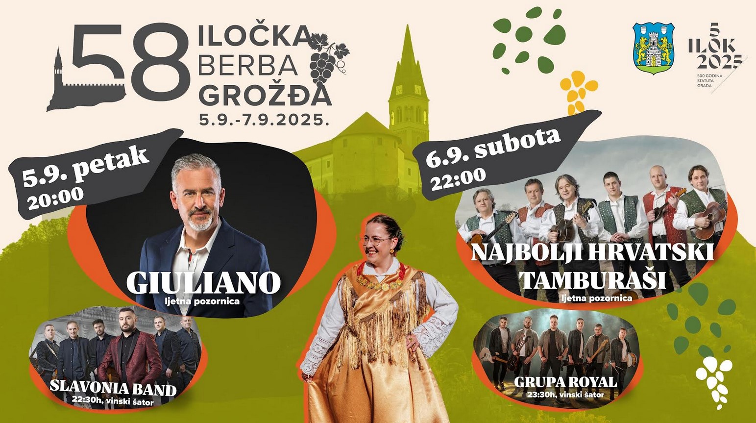 Ilok spreman za 58. berbu grožđa: jubilarna godina i bogat program od 5. do 7. rujna