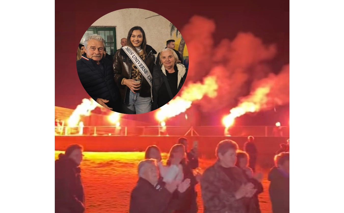 Spektakl u Paljuvu: veličanstven doček Miss Universe Hrvatske Laure Gnjatović