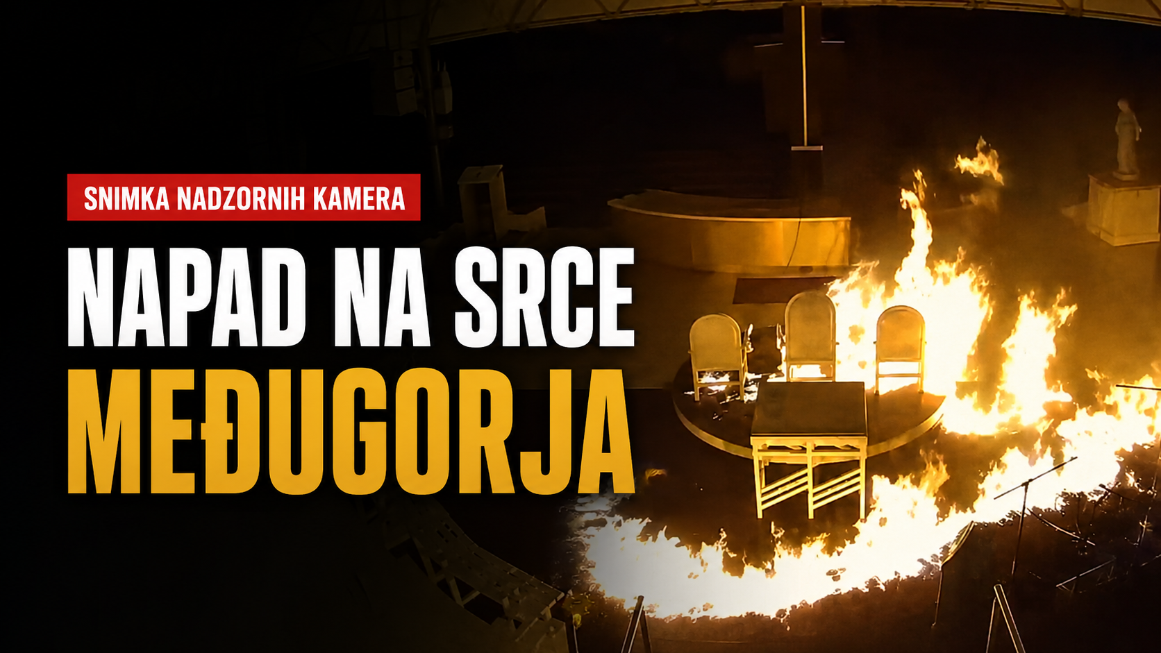 Palio oltar, oskvrnuo Gospine kipove i ostavljao jezive poruke