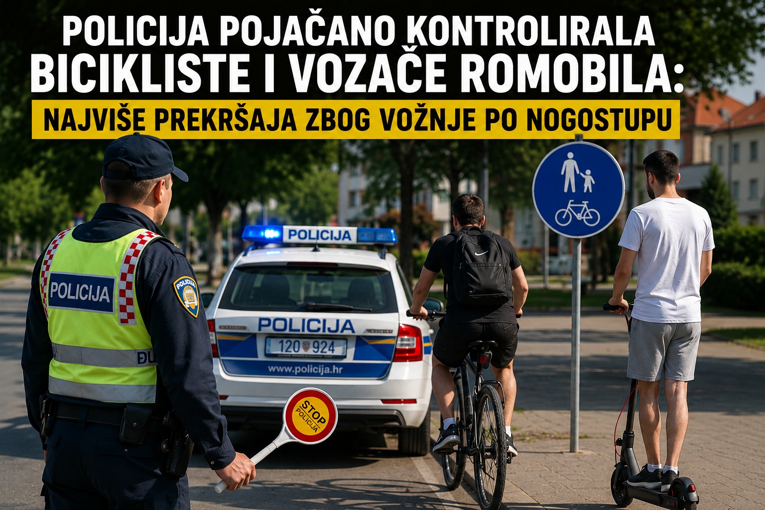 Najviše prekršaja po nogostupu
