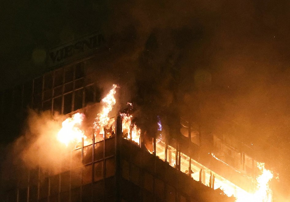 Vjesnik izgorio – arhiva Porezne u pepelu, a pitanje tko profitira tek se otvara