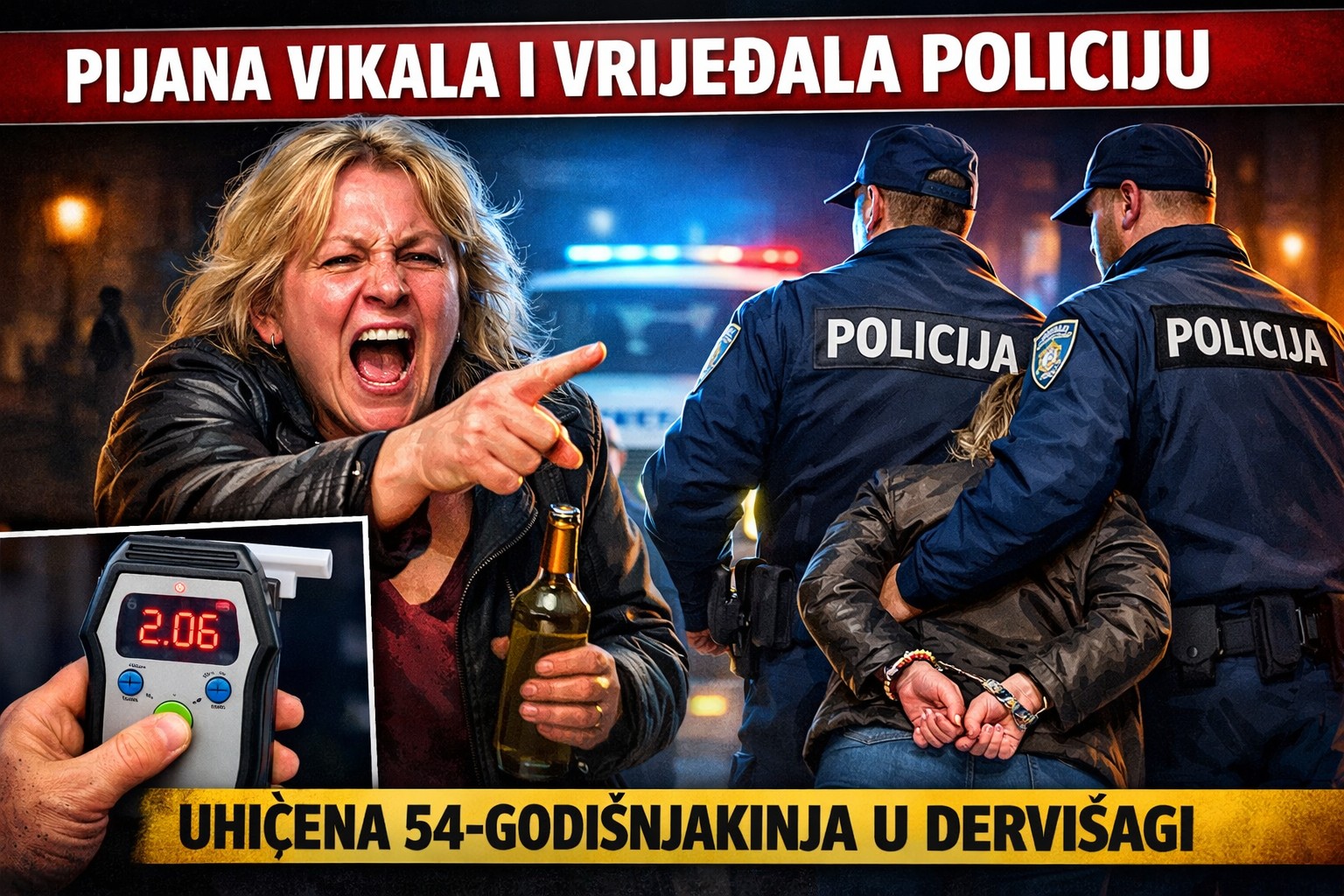 Dva nasilna incidenta u Slavonskom Brodu: tukao prolaznike i napao ...